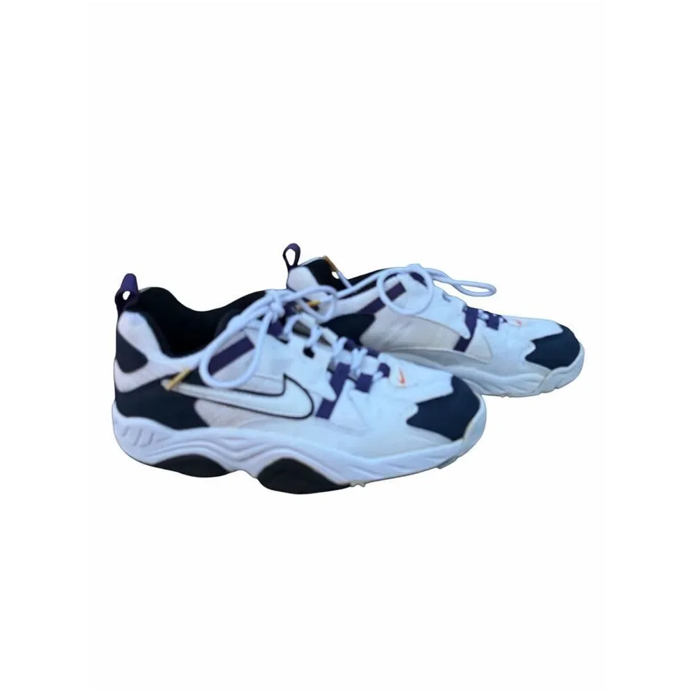 Vintage Nike 1996 Air Edge Cross-trainer Sneakers/Tennis Shoes White/Blue 7.5